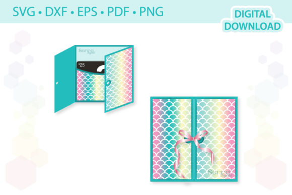 Download Gate-fold Gift Card Holder Template - Gift Collection
