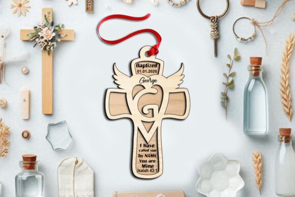 Download SVG Gift Letter G Laser Cross Ornament - Gift Collection