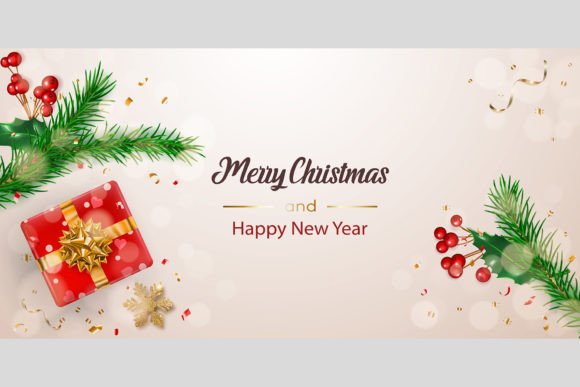 Download Christmas Illustration with Gift Box - Gift Collection