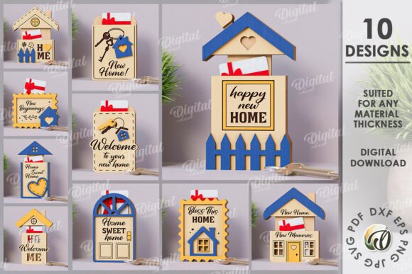 Download Housewarming Gift Card Holders Bundle - Gift Collection