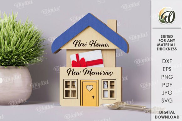 Download Housewarming Gift Card Holder Lasercut - Gift Collection