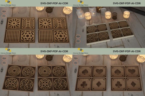 Download Wooden Coaster Set Housewarming Gift 284 - Gift Collection