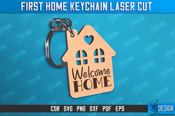 Download First Home Keychain | Housewarming Gift - Gift Collection