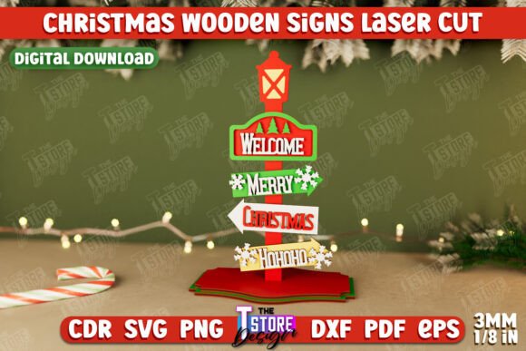 Download Christmas Sign | Holiday | Gift Idea|CNC - Gift Collection