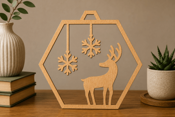 Download Reindeer Ornament SVG - Reindeer Collection