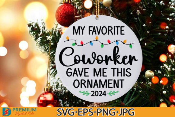 Download Coworker Christmas Gift SVG, Ornament - Gift Collection