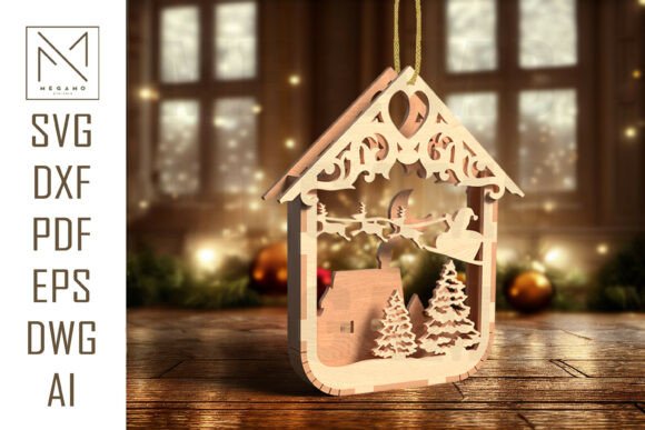 Download Reindeer Lantern Ornament SVG - Reindeer Collection