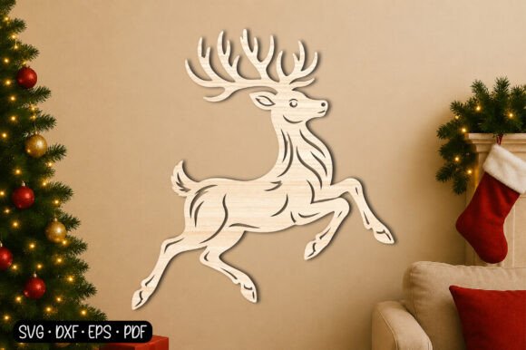 Download Christmas Reindeer Ornament SVG - Reindeer Collection