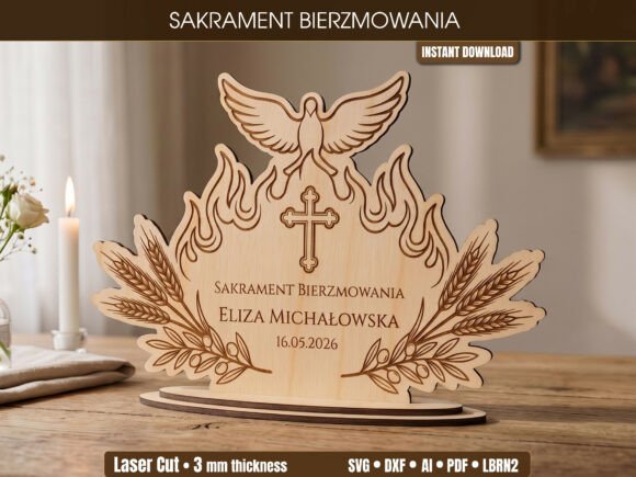 Download Confirmation Plaque SVG Polish Gift - Gift Collection