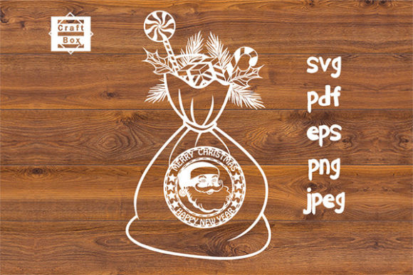 Download Santa Sack Svg, Christmas Gift Svg - Gift Collection