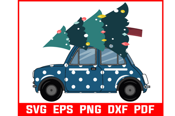 Download London Cab with Christmas Gift Svg - Gift Collection