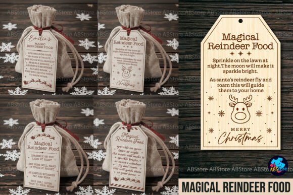 Download Magical Reindeer Food Laser Cut Bundle - Reindeer Collection