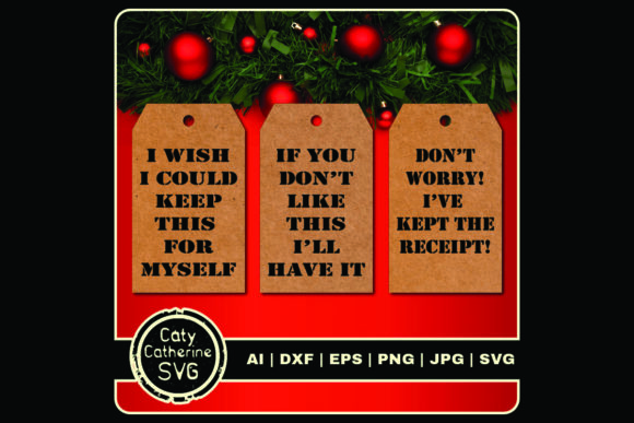 Download Funny DIY Christmas Gift Tags Bundle - Gift Collection
